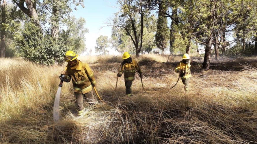 Bomberos piden evitar la quema de basura y pastizales, y alertan por presencia de carpinchos