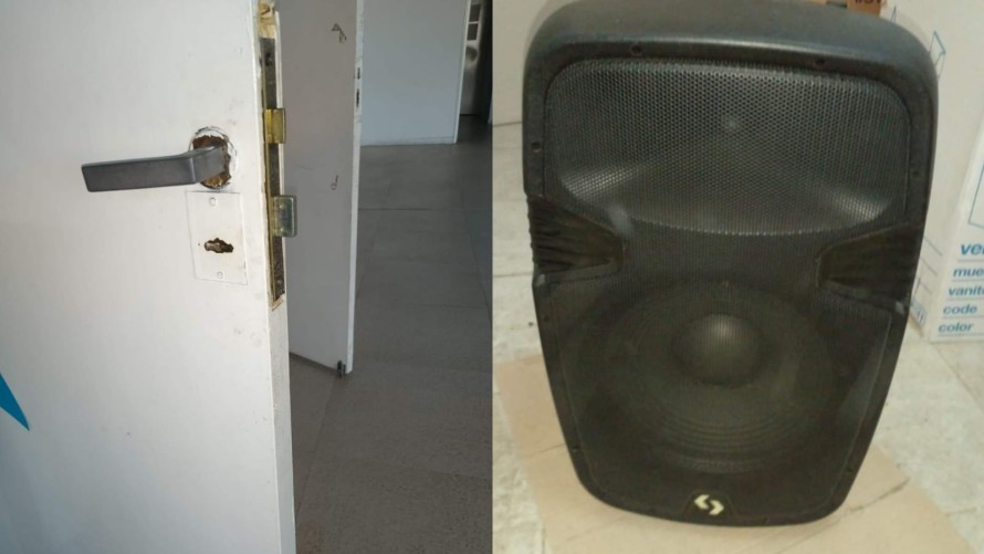 Robaron un equipo de audio de las instalaciones del CEF N° 5