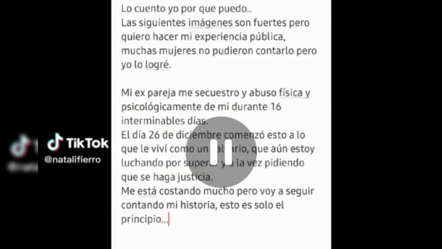 El desgarrador testimonio de la mujer que fue mantenida cautiva por su pareja