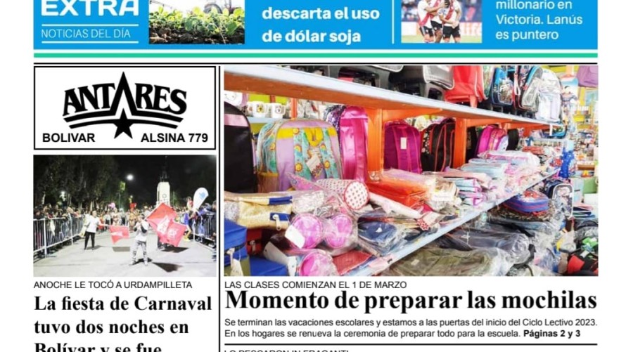 Descargá la edición del 20 de febrero