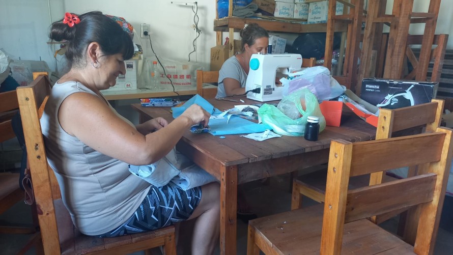 Proyecto comunitario en barrio Palermo, un espacio de inclusión social y capacitación en oficios