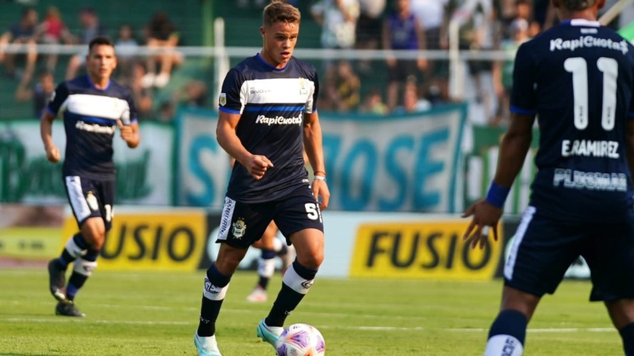 Nacho Miramón, expulsado en el empate de Gimnasia ante Banfield