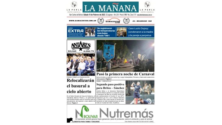 Descargá la edición del 18 de febrero