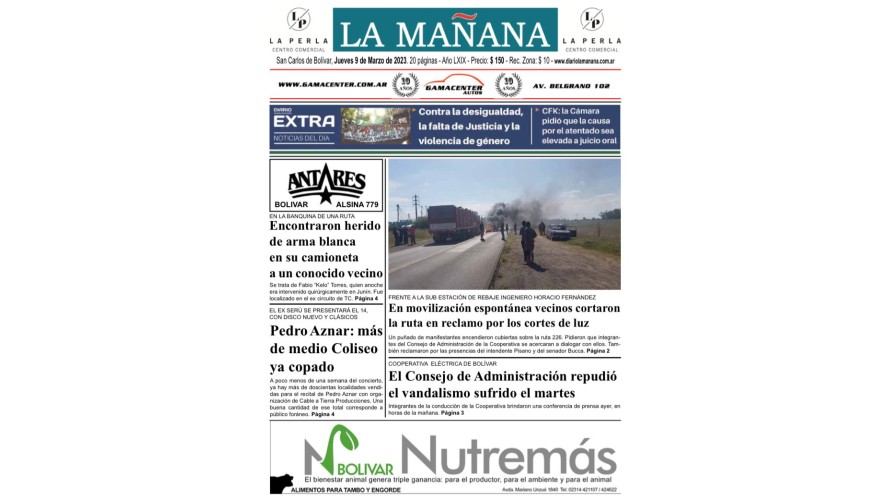 Descargá la edición del 9 de marzo