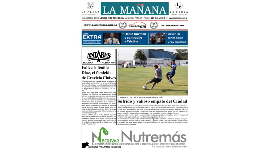 Descargá la edición del 19 de marzo