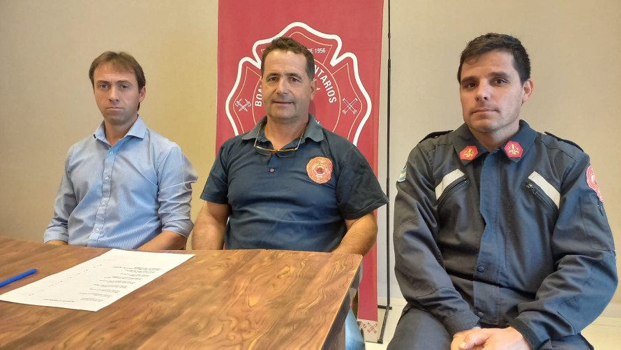 Intenso fin de semana de capacitación de Bomberos Voluntarios de la Regional VI