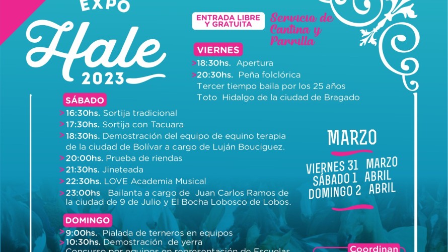 Todo listo para la séptima edición de Expo Hale