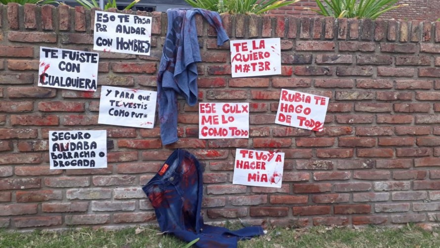 Una intervención contra la violencia de género despertó polémica e indignación