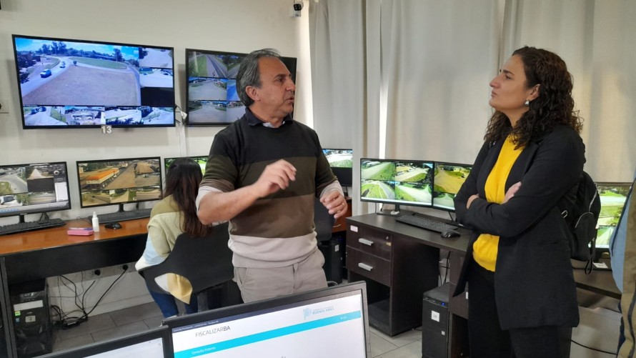 La concejal Emilia Palomino visitó Monte y se reunió con el Intendente José Castro