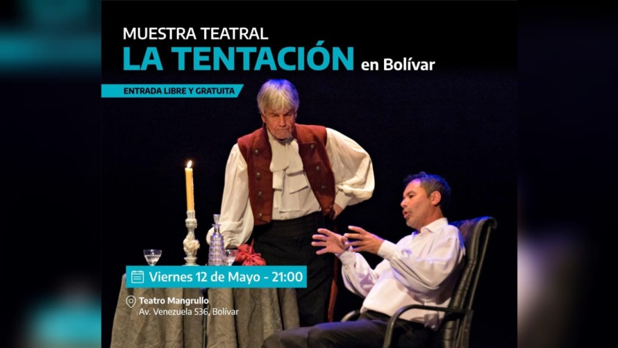 “La tentación”, de Pacho O´Donell, llega a Bolívar
