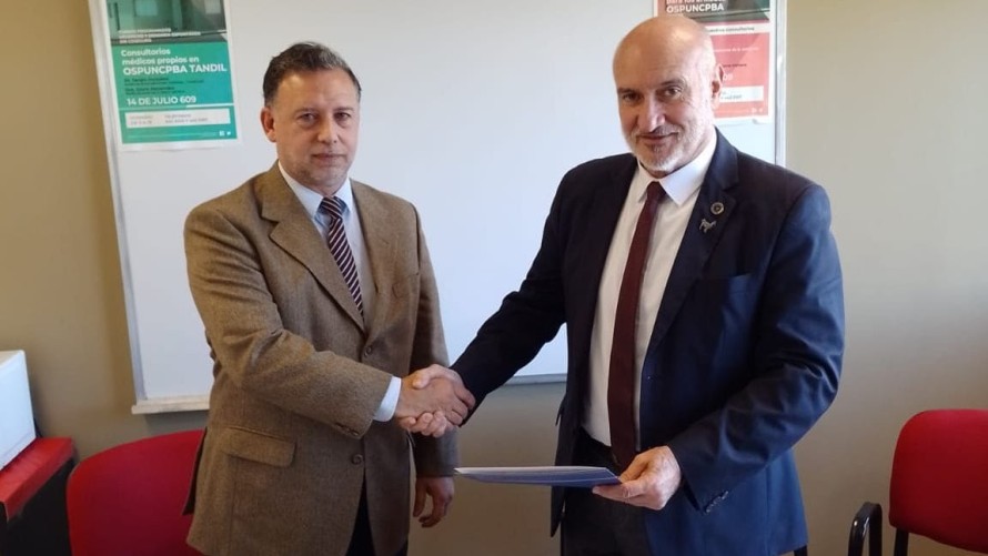 Rector Aba y el Fiscal General de Azul firmaron acuerdos para promover proyectos conjuntos