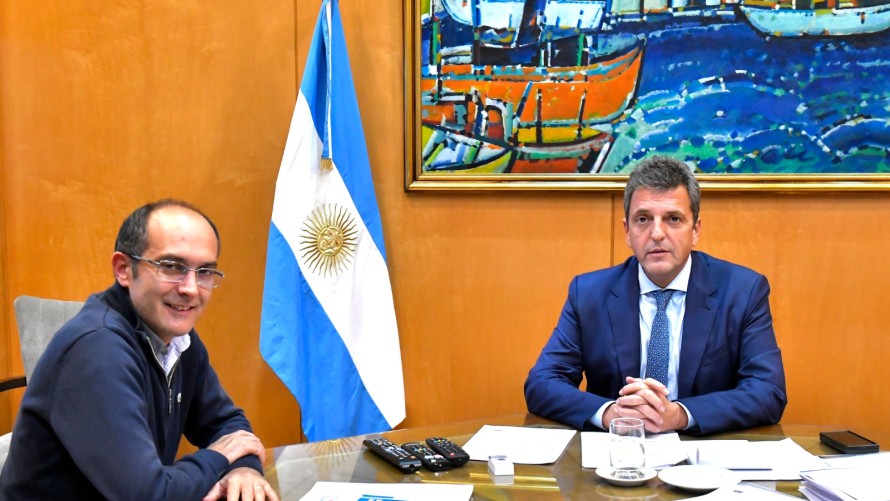Pisano se reunió con Sergio Massa en busca de financiamiento de obras