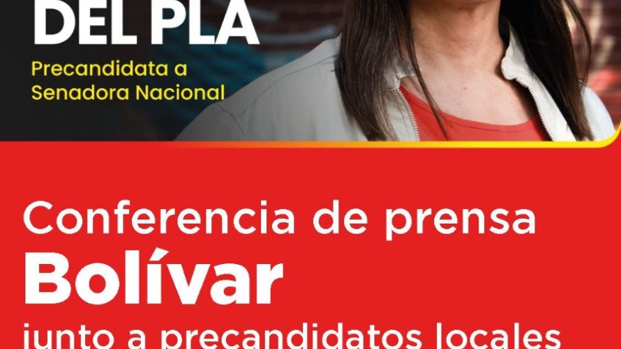 Romina Del Plá visita Bolívar para apoyar la pre candidatura a intendente de Marcelo Alonso