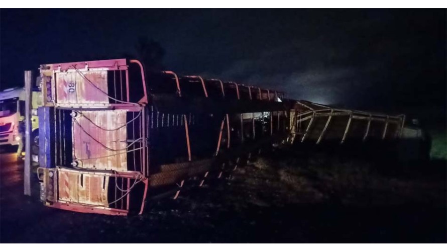 Dos deroenses involucrados un importante accidente en Ruta 205