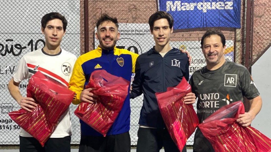 Campeones de la fecha 13º del Circuito Bolivarense de Pádel