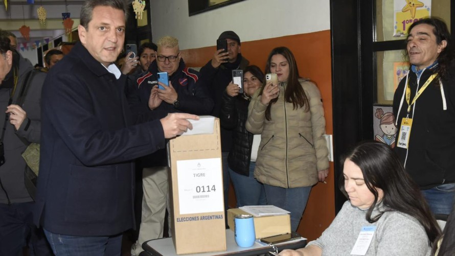 Massa: "La gente está votando con tranquilidad y confianza"