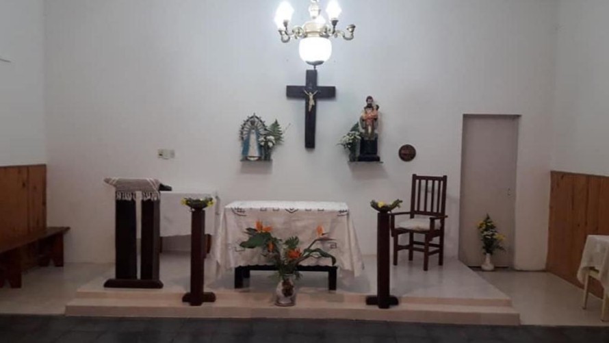 Misa en el Centro Misionero Catequístico San Cayetano
