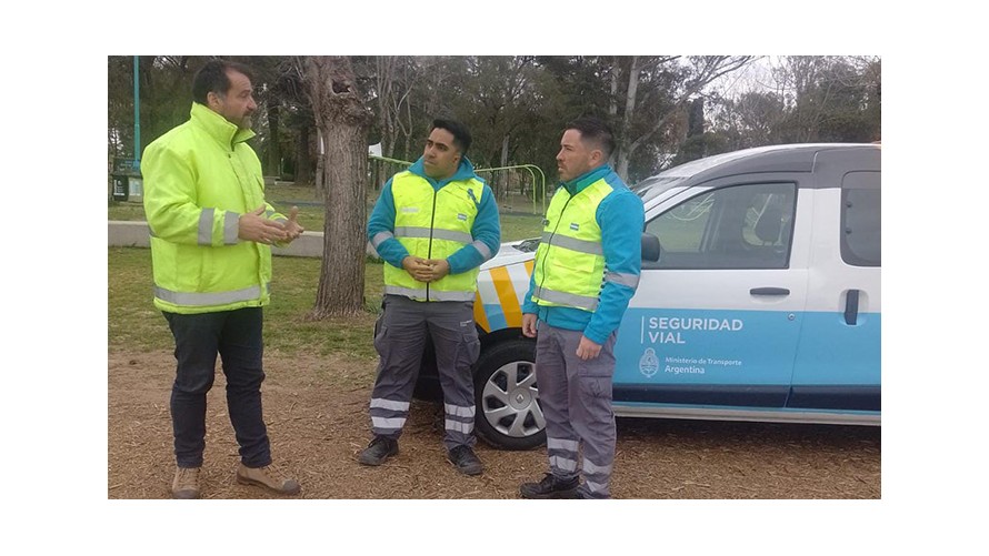 Arturo Martín coordina operativos de seguridad vial con inspectores de Nación