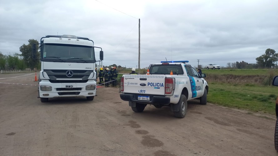 Un camionero falleció tras ser aplastado por el acoplado