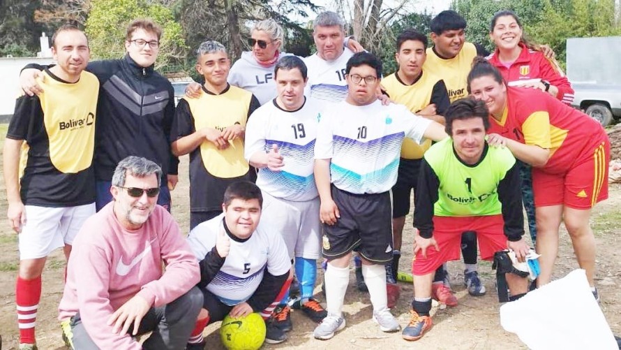 Bolívar participó de la Liga de Fútbol Inclusivo