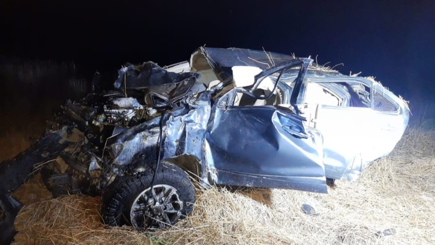 Vuelco sin heridos de importancia en la madrugada de este sábado