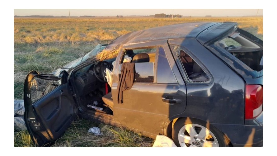 Bolivarenses involucrados en un accidente vehicular cerca de Olavarría