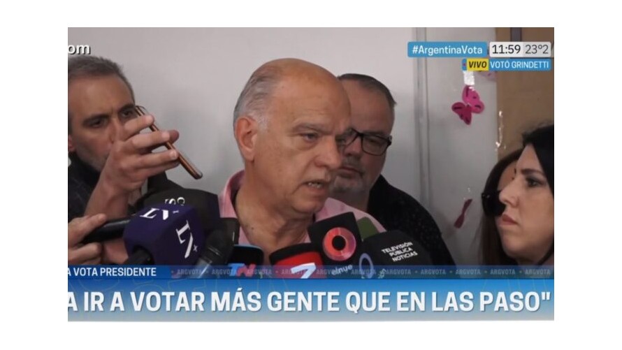 Néstor Grindetti: “Está piola ir a votar para que nadie decida por uno”