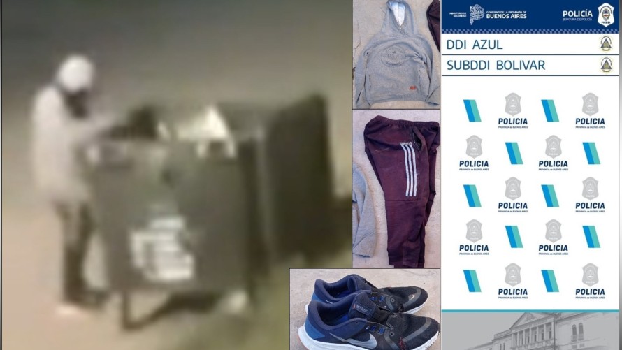 Allanaron el domicilio de un hombre acusado de prender fuego un contenedor de residuos