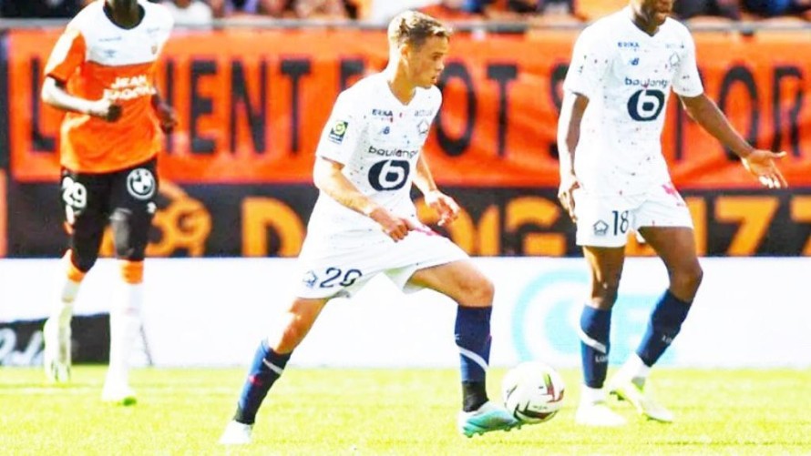 “Nacho” Miramón ingresó sobre el final ante Le Havre AC