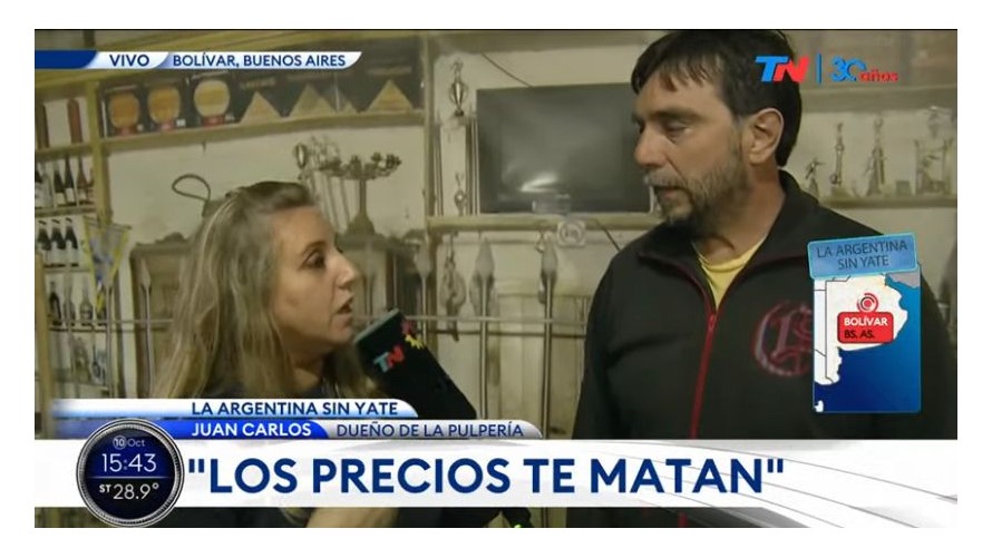 Bolivarenses rescatados por TN como ejemplos de trabajo honrado