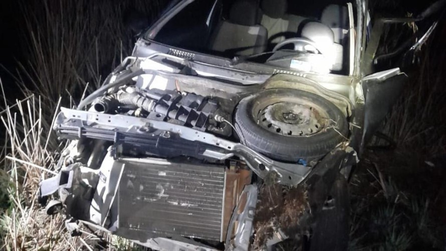 Un conductor fue derivado al hospital tras un vuelco en Ruta Nacional 226