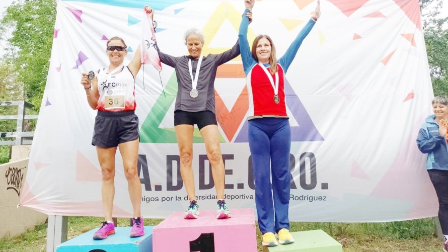 Podio nacional de Lorena Quevedo en General Rodríguez