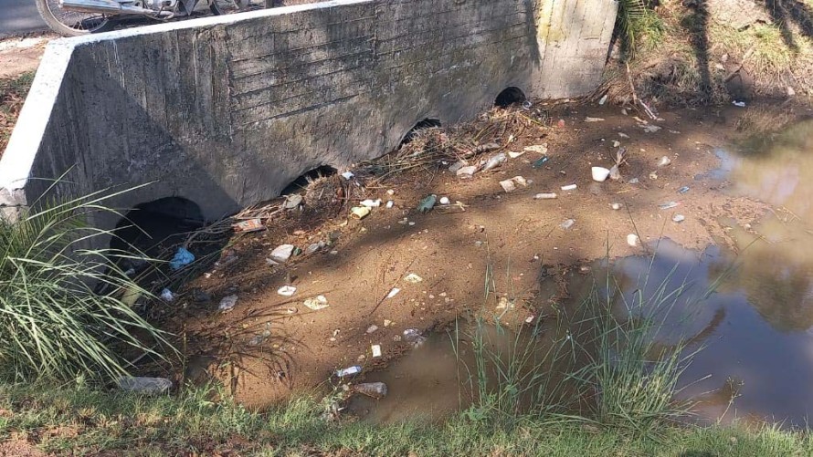 El agua se escurrió bastante en casi todos los puntos de la ciudad