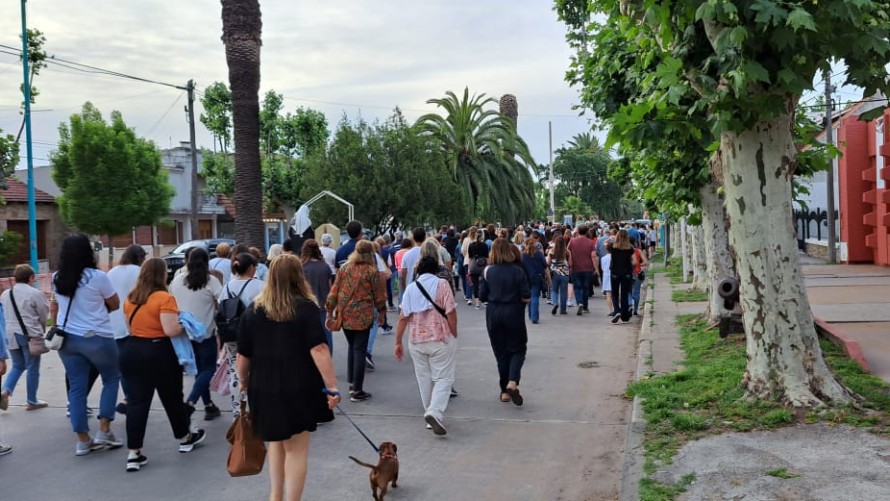 Se realizó misa y procesión en el Día de la Inmaculada Concepción