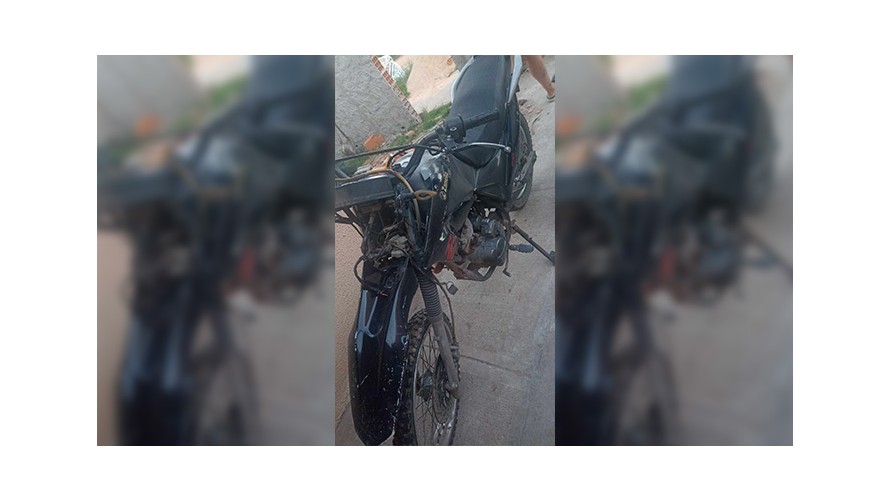 Encontraron la moto que había sido robada a la madrugada