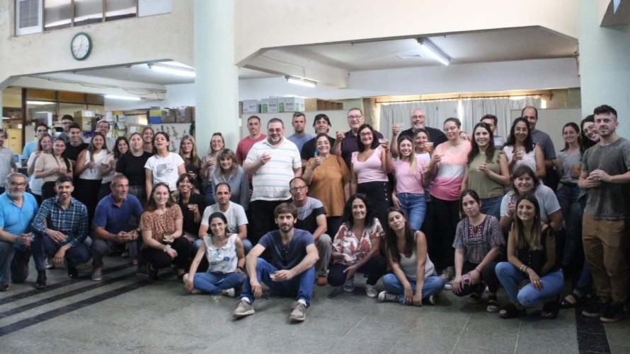 Los empleados municipales tuvieron su brindis de Navidad