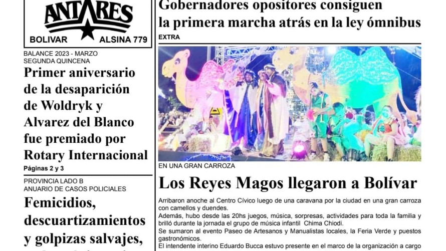 Descargá la edición del 8 de enero