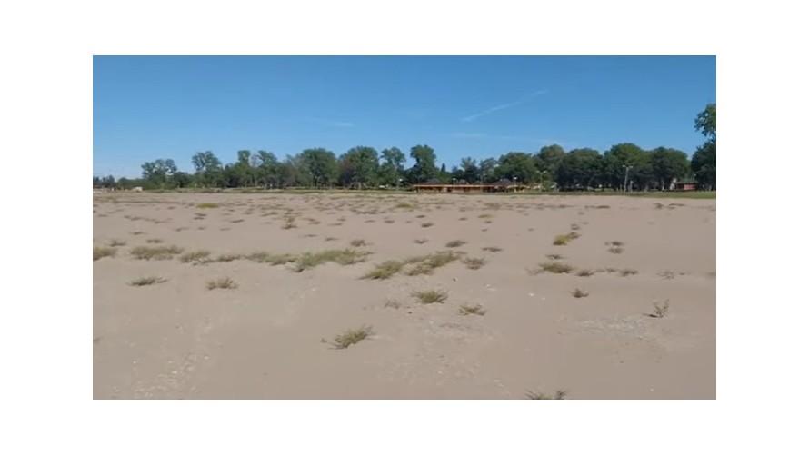La Laguna de Gómez parece un desierto en las imágenes de un video que se viralizó en Junín