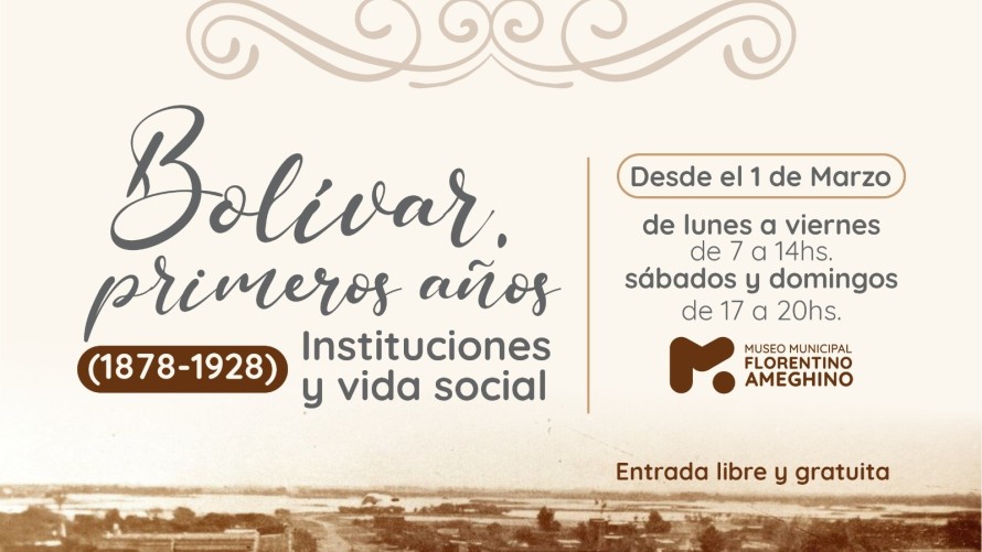 El Museo Municipal Florentino Ameghino inaugura la muestra “Bolívar primeros años”