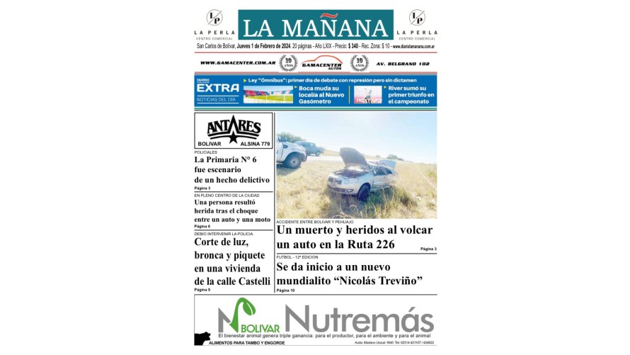 Descargá la edición del 1 de febrero