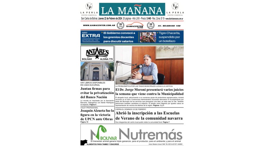 Descargá la edición del 22 de febrero