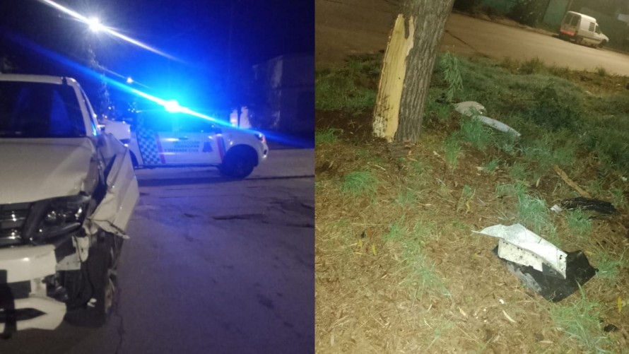 Dos choques se registraron en horas de la madrugada