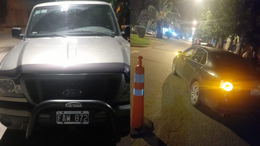 Dos choques se registraron en horas de la madrugada