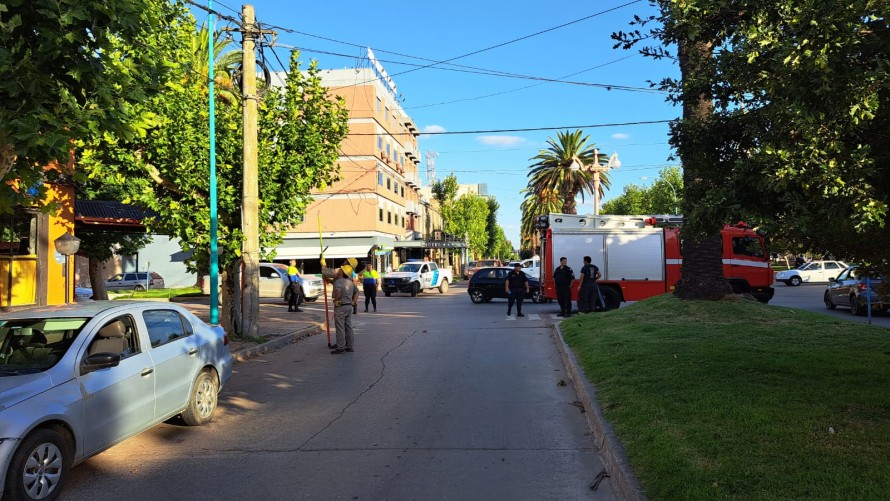 Chispazos eléctricos provocaron la llamada a los Bomberos