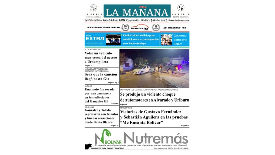 Descargá la edición del 5 de marzo