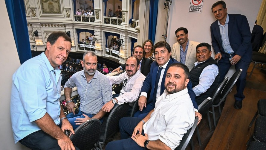 Acerbo presenció el discurso de Kicillof en la Legislatura