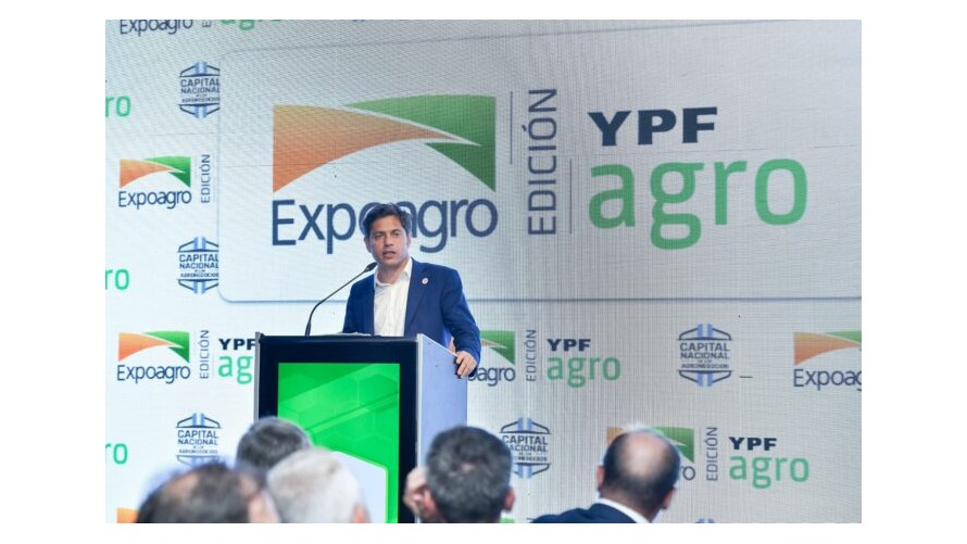 Expoagro: Kicillof tras lanzar su desafío a Milei, se mostró con Llaryora, Pullaro y Frigerio