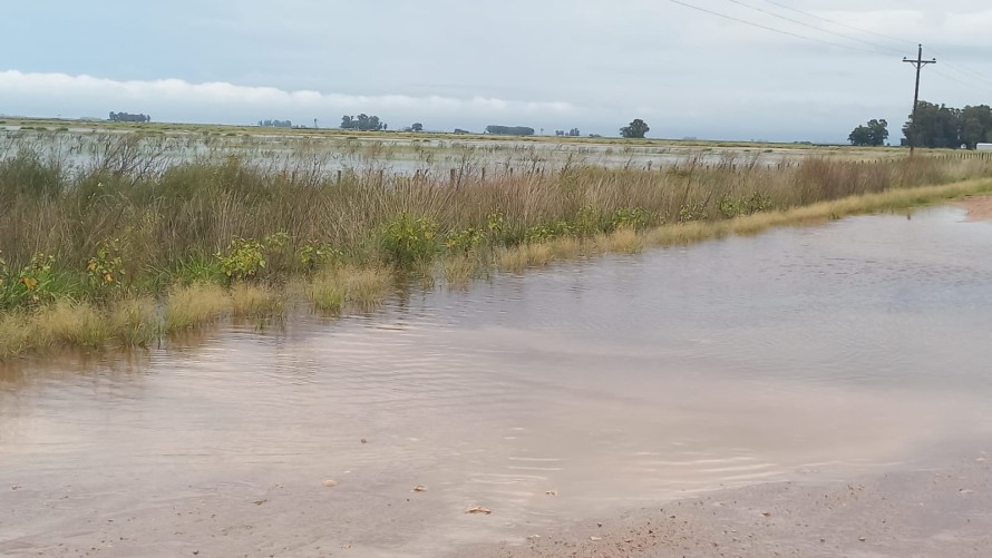 El acceso a Paula registra encharcamiento y hay riesgos de cortes si la lluvia persiste