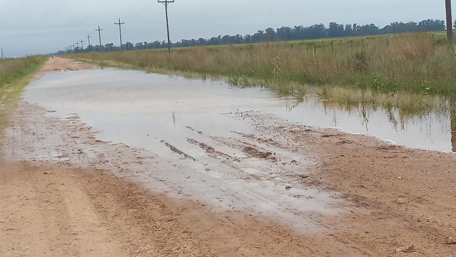 El acceso a Paula registra encharcamiento y hay riesgos de cortes si la lluvia persiste