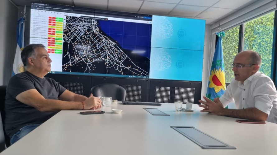 Pisano mantuvo reuniones en Seguridad y Transporte